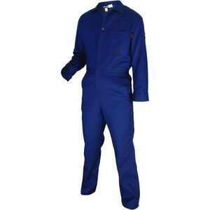 MCR Safety FR Contractor Coveralls  60R Blue CC1N60 Flame Resistant   NFPA 2112